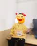 9i9宝宝吃饭罩衣秋冬加厚条绒长袖防水幼儿园画画衣儿童反穿衣A164 实拍图