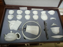 金镶玉功夫茶具整套装德化羊脂玉白陶瓷家用泡茶壶杯高端礼盒远山 实拍图