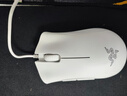 雷蛇（Razer）炼狱蝰蛇标准版有线鼠标 人体工学  电竞游戏 右手通用型 吃鸡/LOL/CS GO游戏鼠标 白色 实拍图