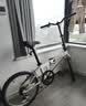 大行（DAHON） 412折叠自行车14英寸单速超轻迷你铝合金学生成人单车BYA412 白色 实拍图