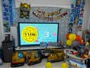新新精艺生日场景布置男孩生日装饰气球儿童周岁惊喜派对装饰工程车套餐 实拍图