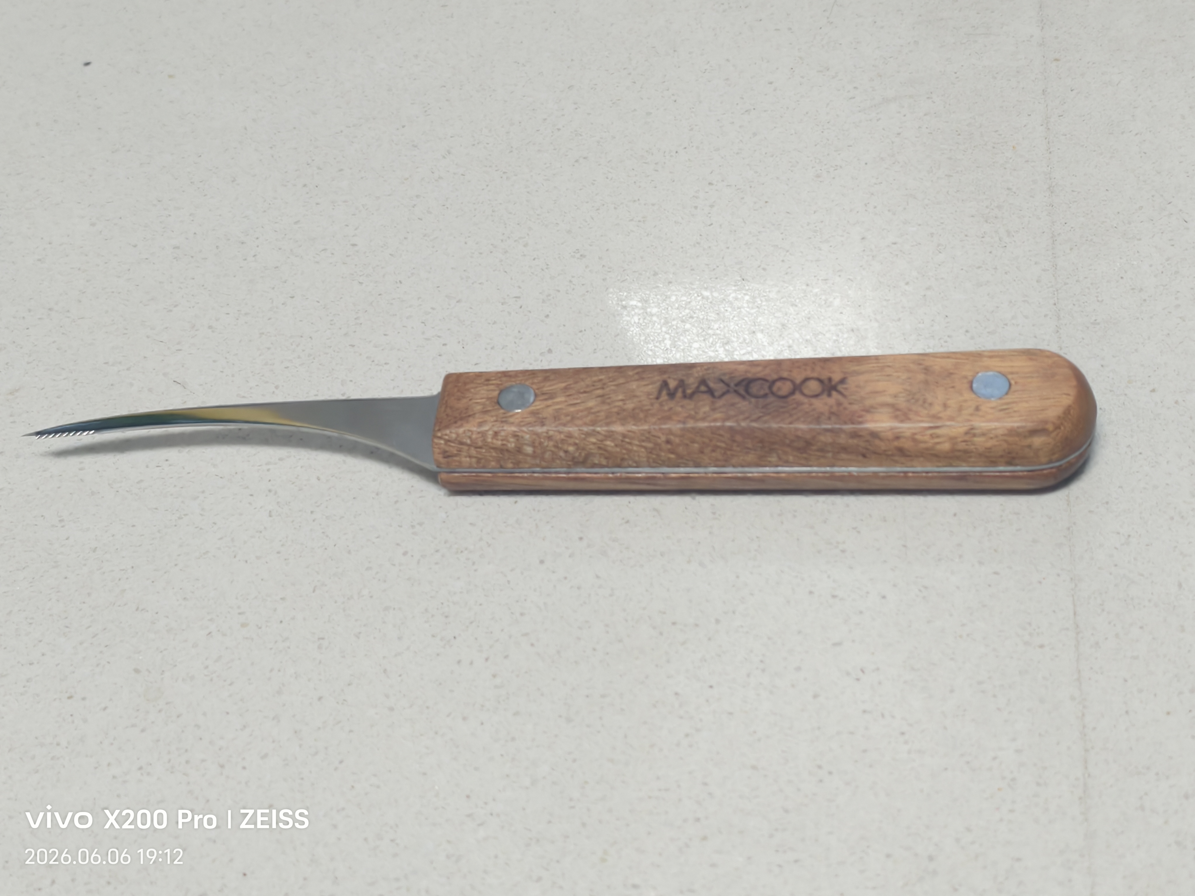 美厨（MAXCOOK）不锈钢去虾线刀 开虾背刀家用剥小龙虾工具 剖鱼肚刀 MCD1437 实拍图
