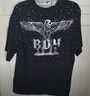 BOY LONDON【满天星】夏季男女同款短袖渐变烫钻印花时尚T恤N01107 黑色 M 晒单实拍图