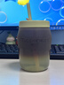 特百惠（Tupperware）吸吸罐550ml女生学生密封带吸管水杯子夏季自制饮品奶昔 奶黄色 实拍图