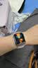 Apple/苹果 Watch S11 智能手表GPS款46毫米玫瑰金色铝金属表壳淡桃粉色运动型表带S/M MEVT4CH/B 实拍图