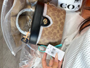 蔻驰（COACH）【品牌直供】奢侈品女包KAY盒子包斜挎包棕CBQ35 生日礼物送女友 实拍图