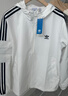 adidas经典三条纹运动连帽夹克外套男女春季阿迪达斯三叶草   亮白   M 实拍图