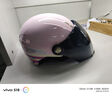 野马（YEMA）3C认证359S电动摩托车头盔男女夏季防晒半盔四季通用安全帽新国标 桃粉花+长茶 实拍图