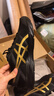 亚瑟士ASICS男鞋透气跑鞋运动鞋缓震舒适跑步鞋 GEL-CONTEND 4 黑色/金色013 46 实拍图