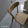 勇翔实木椅子餐椅家用餐桌椅商用简约新款靠背椅木头复古专用餐厅凳子 原木色【甄选FAS级进口实木-品质优选】单把装 实拍图