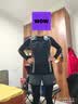 悠途（UTO）压缩速干衣男女士户外跑步滑雪登山运动套装打底保暖内衣 经典黑-男款 XL 实拍图