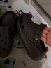 卡骆驰（CROCS）经典泡芙Clog男女一脚蹬懒人沙滩鞋 CR207521-001 37 实拍图