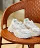 FILA  FUSION斐乐潮牌女鞋经典百搭硬糖鞋厚底老爹鞋时尚运动休闲鞋 棉花糖/银-MM 38 实拍图
