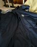 adidas宽松日常舒适运动夹克外套男女春季新款阿迪达斯官方三叶草   深靛蓝（推荐选大一码)   XS 实拍图