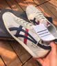 Onitsuka Tiger鬼塚虎男鞋 慢跑鞋透气轻便男女款运动休闲鞋RUNSPARK 白色/藏青色(1183B480-107) 42.5 实拍图