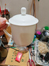 陶相惠茶杯办公杯陶瓷杯纯白骨瓷带盖会议杯子开会水杯定制公司LOGO刻字 实拍图