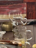 唯铭诺（WEIMINGNUO）玻璃杯高硼硅玻璃茶壶小号绿茶花茶壶仿宋执壶公道杯泡茶杯330ml 实拍图