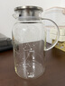 青苹果 凉水壶 高硼硅玻璃茶水分离耐热耐高温冷水壶泡茶杯大容量1.95L 实拍图