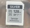 雷克沙（Lexar）128GB SD存储卡 U3 V30 佳能索尼富士尼康相机高速SD卡 读225MB/s 写160MB/s 4K超清录制 SD银卡 实拍图