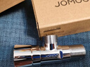 九牧（JOMOO）加厚黄铜单冷角阀三角阀国标4分陶瓷阀芯红蓝标识74072-306/1C1-1 实拍图