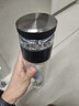 京东京造玻璃杯 全能茶水分离杯 泡茶杯双层泡茶分离杯子男士钻石黑330ml 实拍图