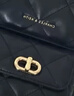CHARLES&KEITH菱格大容量柔软背包书包双肩包包女包生日礼物送女友CK2-60151400 Noir黑色 S 实拍图