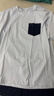 京东京造纯棉睡衣男士夏季短袖短裤套装10A抗菌26新款情侣家居服蓝色XL 实拍图