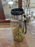 【送杯套】大容量加厚玻璃杯子便携杯茶水分离带杯套泡茶水杯 透明 1000ml吨吨桶 1只装 实拍图
