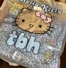 野兽派家居（tbh）三丽鸥Hello Kitty天丝棉家居服套装可外穿睡衣 短款 牛仔豹纹 S 实拍图