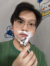吉列（Gillette）威锋2手动剃须刀男士刮胡刀老式双层刀片原装 5刀头1刀架（店长推荐） 实拍图