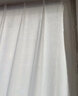绚梦窗纱魔术贴免打孔自粘窗帘直播背景帘天丝绒纱帘透光不透人加厚 白色-宽1.3m*高1.5一片 实拍图