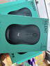 罗技（Logitech）M221 轻音鼠标 无线鼠标 办公鼠标 对称鼠标 带无线微型接收器 雾霭蓝 实拍图