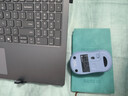 罗技（Logitech）M221 轻音鼠标 无线鼠标 办公鼠标 对称鼠标 带无线微型接收器 雾霭蓝 实拍图