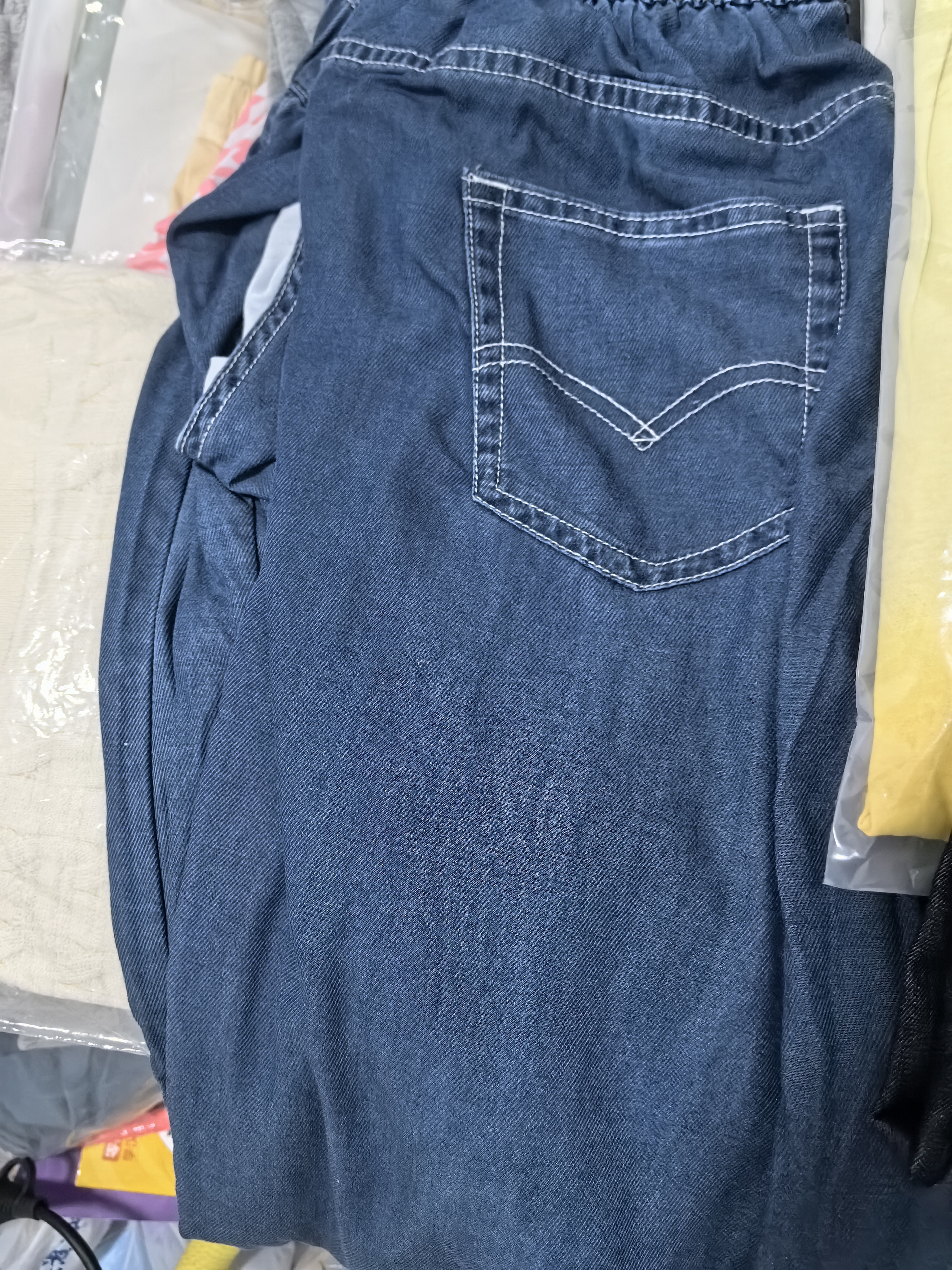 李维斯（Levi's）【天丝儿童牛仔裤】男童裤子透气夏季防蚊裤长裤儿童 湖底蓝 【夏季透气 天丝面料】 160 /69 【建议身高158-170cm】 实拍图