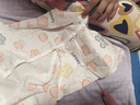 舒贝怡2件装婴儿衣服纯棉长袖春夏薄款连体衣新生儿宝宝哈衣爬服粉80 实拍图