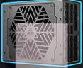 金河田（Golden field）Vortexis Platinum 2000W ATX3.1 服务器 AI工作站电脑电源/12V-2×6×3/白金双认证/全日系电容 实拍图