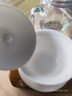 韵化羊脂玉瓷陶瓷盖碗单个悬停敬茶杯青花功夫茶具盖子悬浮泡茶碗试用 羊脂玉-水墨江山-悬停三才盖碗 实拍图