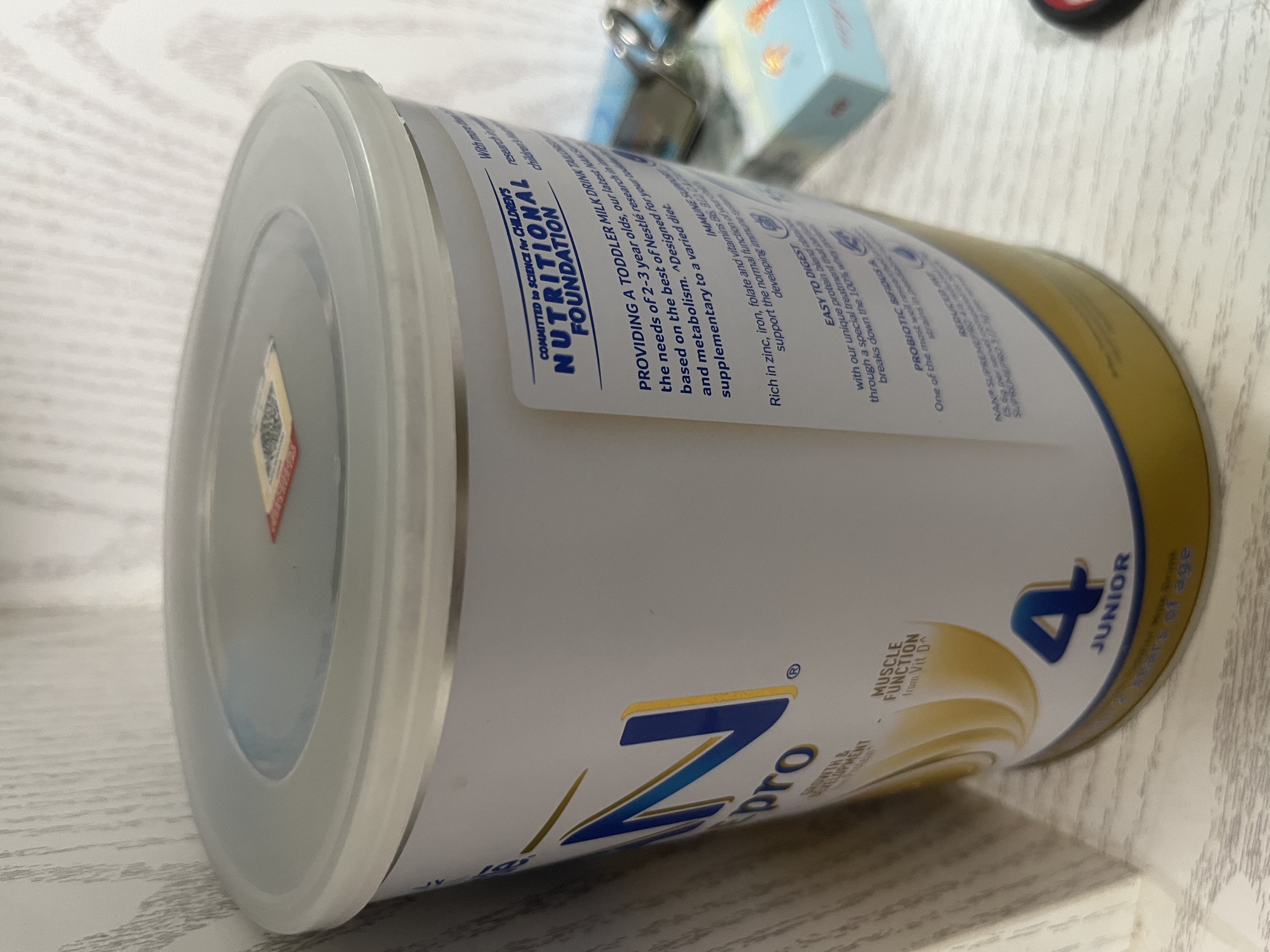 雀巢（Nestle）澳版超级能恩4段活性益生菌婴幼儿适度水解奶粉800g/罐2岁以上 实拍图