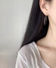 DAISY DREAM玫瑰的故事刘亦菲同款耳环女2026年新款欧美大圆圈耳圈气质耳饰品 【3CM】素圈耳环 实拍图