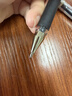 uni三菱 UM-153耐水速记中性笔1.0mm 签字笔书写顺滑 双珠水笔 黑色 5支装 实拍图