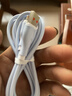 艾昊者适用苹果数据线iPhone14/13/12/11promax/6s/7/8plus液态软胶充电线带灯手机通用快充 自带柔和灯【蓝色】液态防断耐用线材 1.5米 实拍图