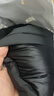 保姆鹅  【风墙】儿童羽绒服宝宝中长款护脸加厚外套保暖童装[NG2664] 炭黑 140 实拍图