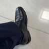 意尔康男鞋春秋通勤百搭商务正装皮鞋内增高小码皮鞋男 96169W黑色40 实拍图