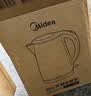 美的（Midea）电热水壶烧水壶养生双层防烫0涂层食品级304不锈钢1500W快速沸腾1.7L大容量 HJ1705【价保618】 实拍图