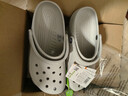 卡骆驰（CROCS）檀健次同款经典洞洞鞋轻便百搭女沙滩鞋包头拖鞋男鞋|10001 大气灰-1FT(含智必星) 40 (250mm) 实拍图