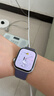 Apple/苹果 Watch S11 智能手表GPS款42毫米银色铝金属表壳雾紫色运动型表带M/L MEUU4CH/B 实拍图