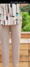 卡伊芙中老年女装夏装套装短袖T恤新款妈妈装夏季上衣裤子两件套老年人衣服6997 卡其色 2XL（建议105-120斤） 晒单实拍图