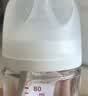 贝亲（Pigeon）【新生儿第一个奶瓶】玻璃奶瓶宽口径奶瓶80ml SS号奶嘴 0月+ 实拍图