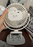 得力【行业TOP1-热销100W+】桌面usb风扇小型电风扇学生宿舍办公室工位寝室床头轻音小风扇-LK220白 实拍图