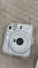 富士（FUJIFILM）instax  mini12 一次成像 立拍立得相机 mini12 茉莉白 套餐五（官方标配+水晶壳+肩带+白边相纸20张） 实拍图
